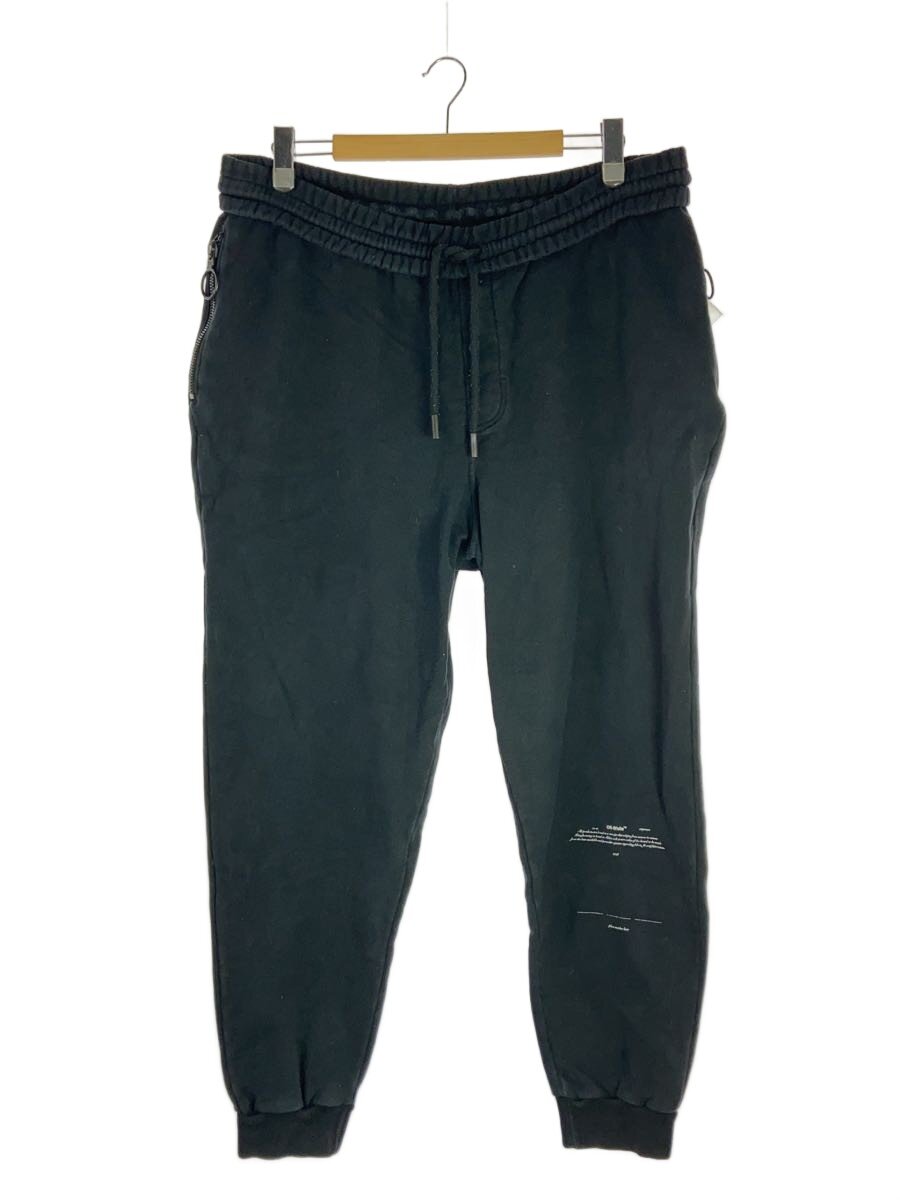 【中古】OFF-WHITE◆毛玉等当て嵌める感有/下つ方/XL/綿織物/BLK/OMCH007S18003215【メンズウェア】