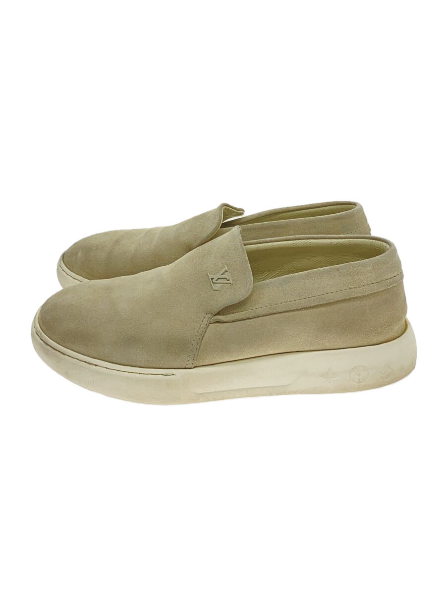 【中古】LOUIS VUITTON◆ローファー/UK7.5/BEG/スウェード//【シューズ】|2nd STREET 店