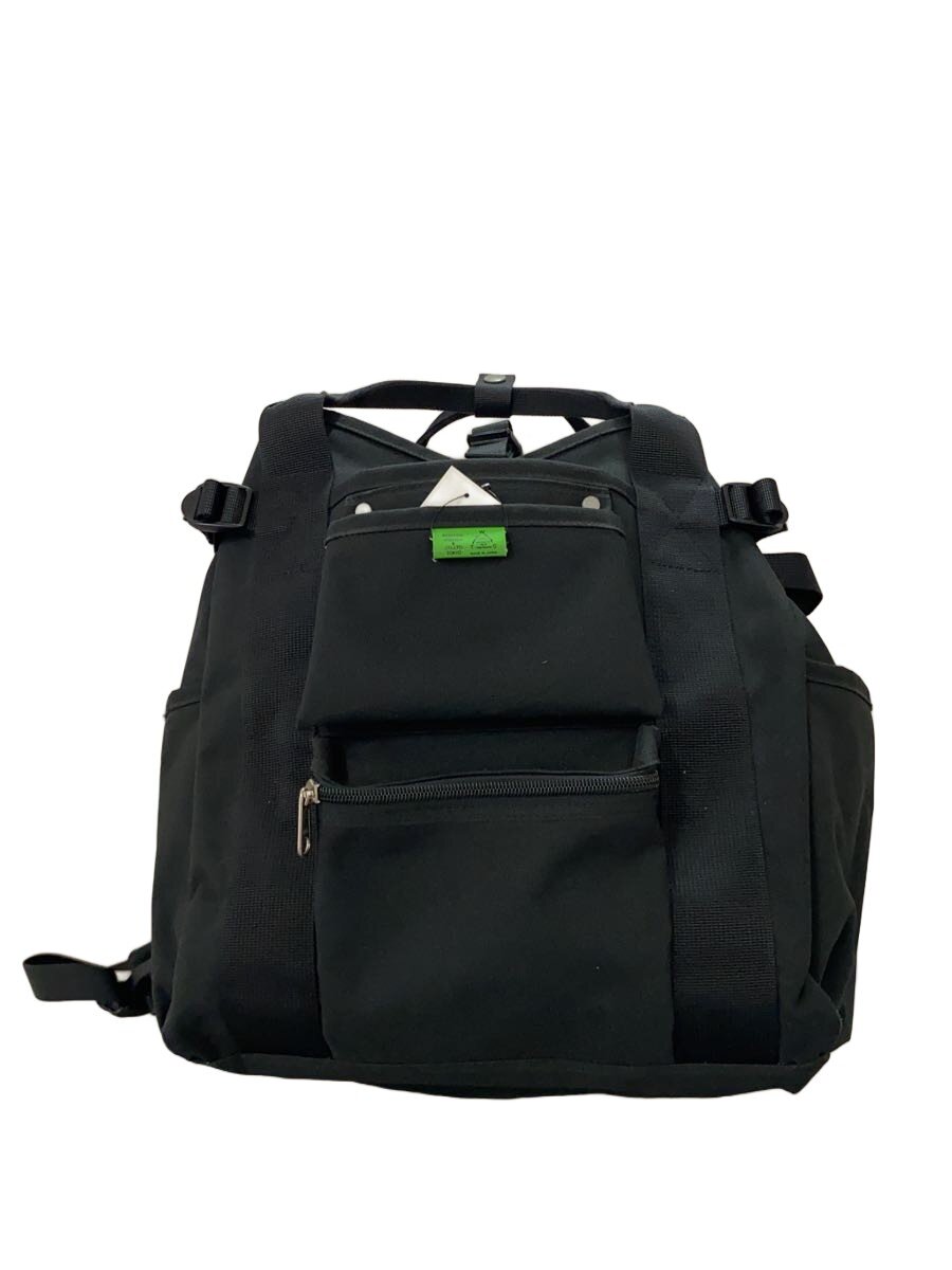 【中古】PORTER◆背嚢/--/BLK/無地/擦れ有り//【御徒面子】