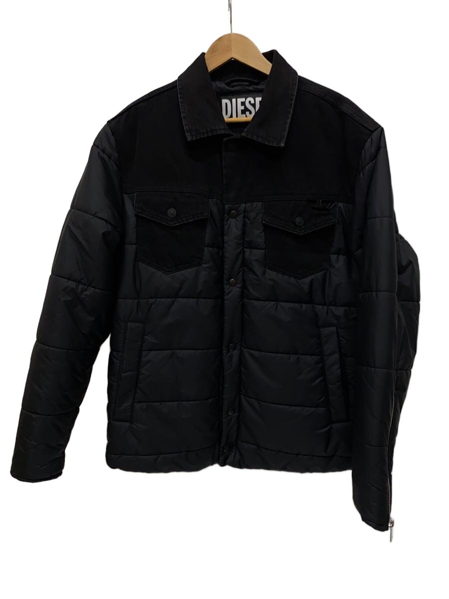 【中古】DIESEL◆落ちこむ上衣/L/ナイロン/BLK/無地/D-SHYLA【メンズウェア】