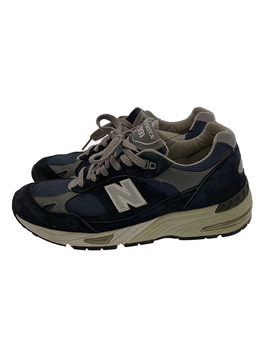 【中古】NEW BALANCE◆M991/米国海軍/MADE IN UK/US8/米国海軍/ポリエステル【シューズ】