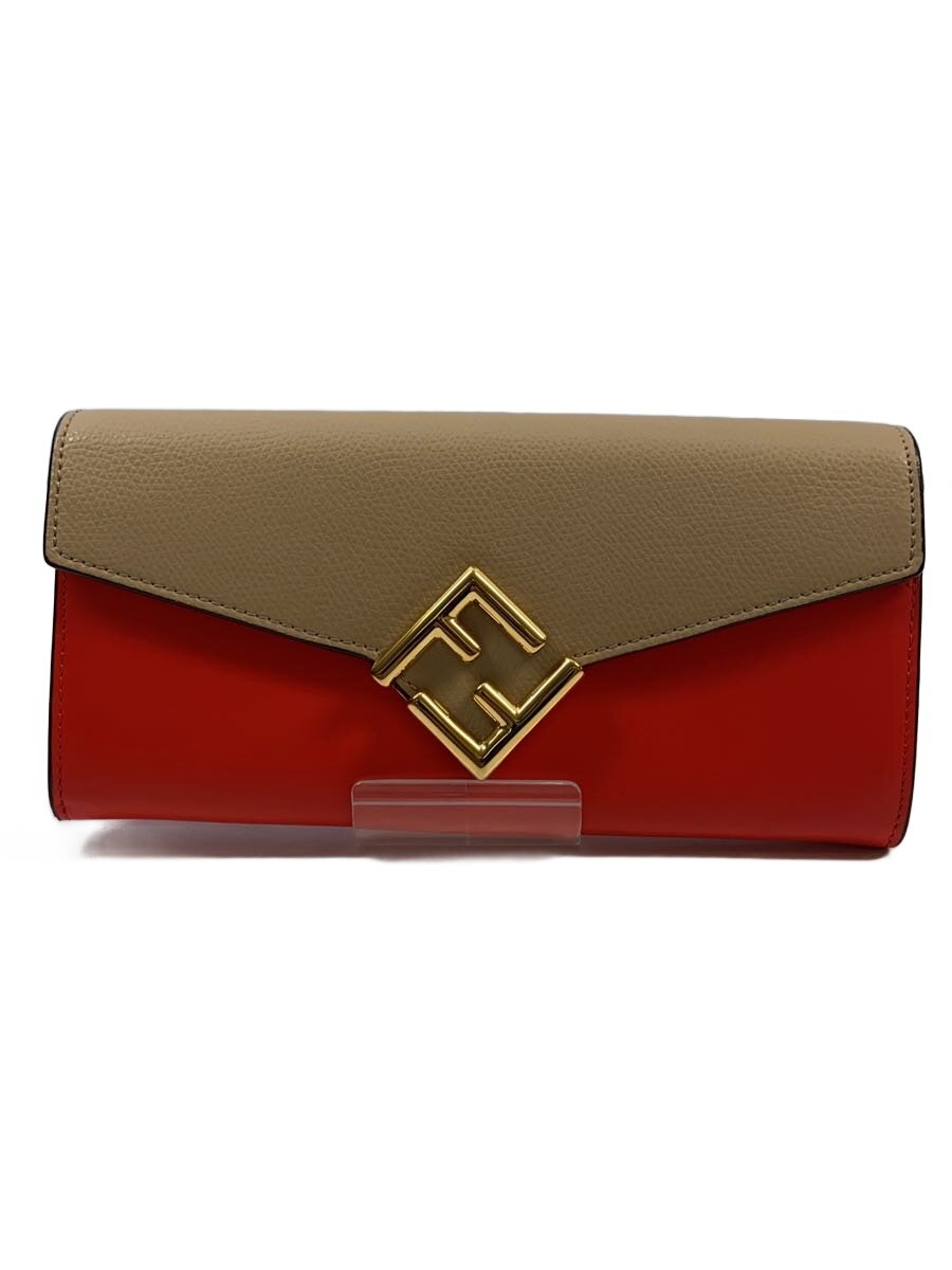 【中古】FENDI◆長銭入れ/FF金剛石/なめし革/マルチ色合い/レディース/8M0251 ALWA【服飾雑貨他】