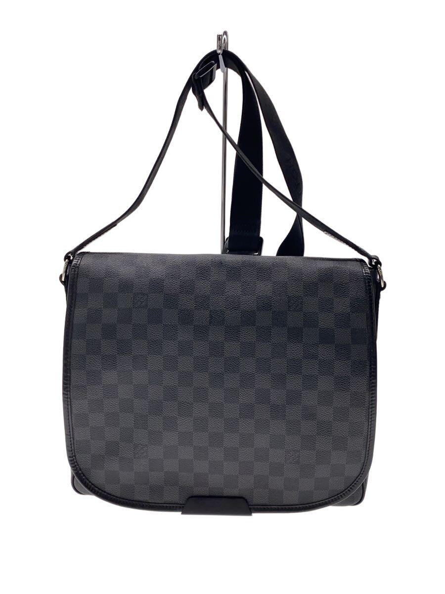 【中古】LOUIS VUITTON◆ダニエルMM_ダミエ・グラフィット/PVC/BLK【御徒面子】
