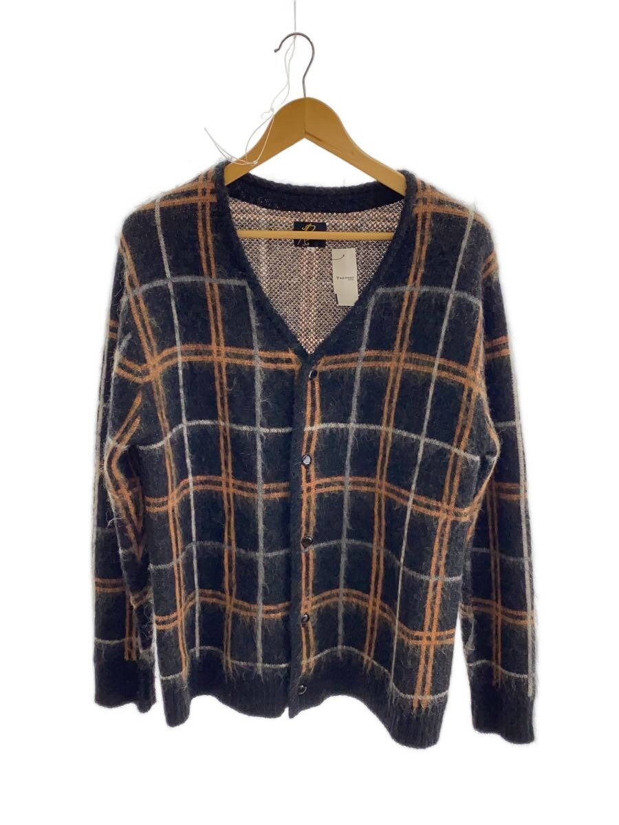 【中古】Needles◆Mohair Cardigan/ジレー/S/モヘヤ/BLK/読み合わせる/LQ470/×LOFTMAN//【メンズウェア】