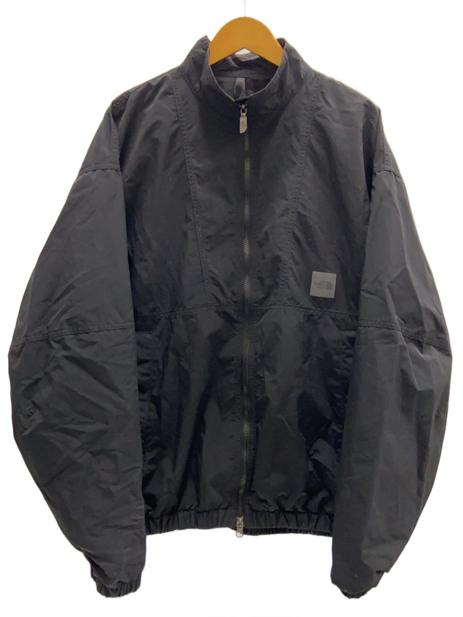 【中古】THE NORTH FACE◆ENRIDE TRACK JACKET_エンライドトラックジャケット/L/ナイロン/BLK【メンズウェア】