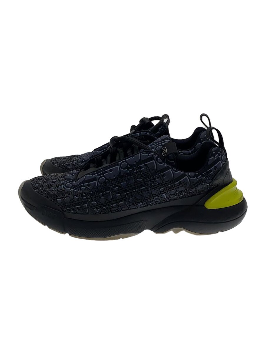 【中古】Christian Dior◆Oblique/オブ漏れる 技術的/ローカットスニーカー/42/BLK/B24【シューズ】