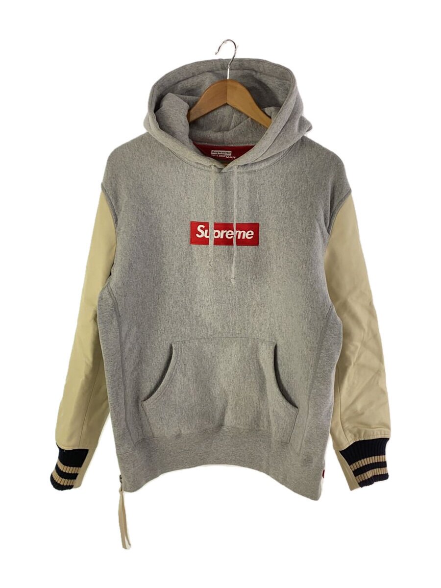 【中古】Supreme◆パーカー/S/綿織物/GRY【メンズウェア】