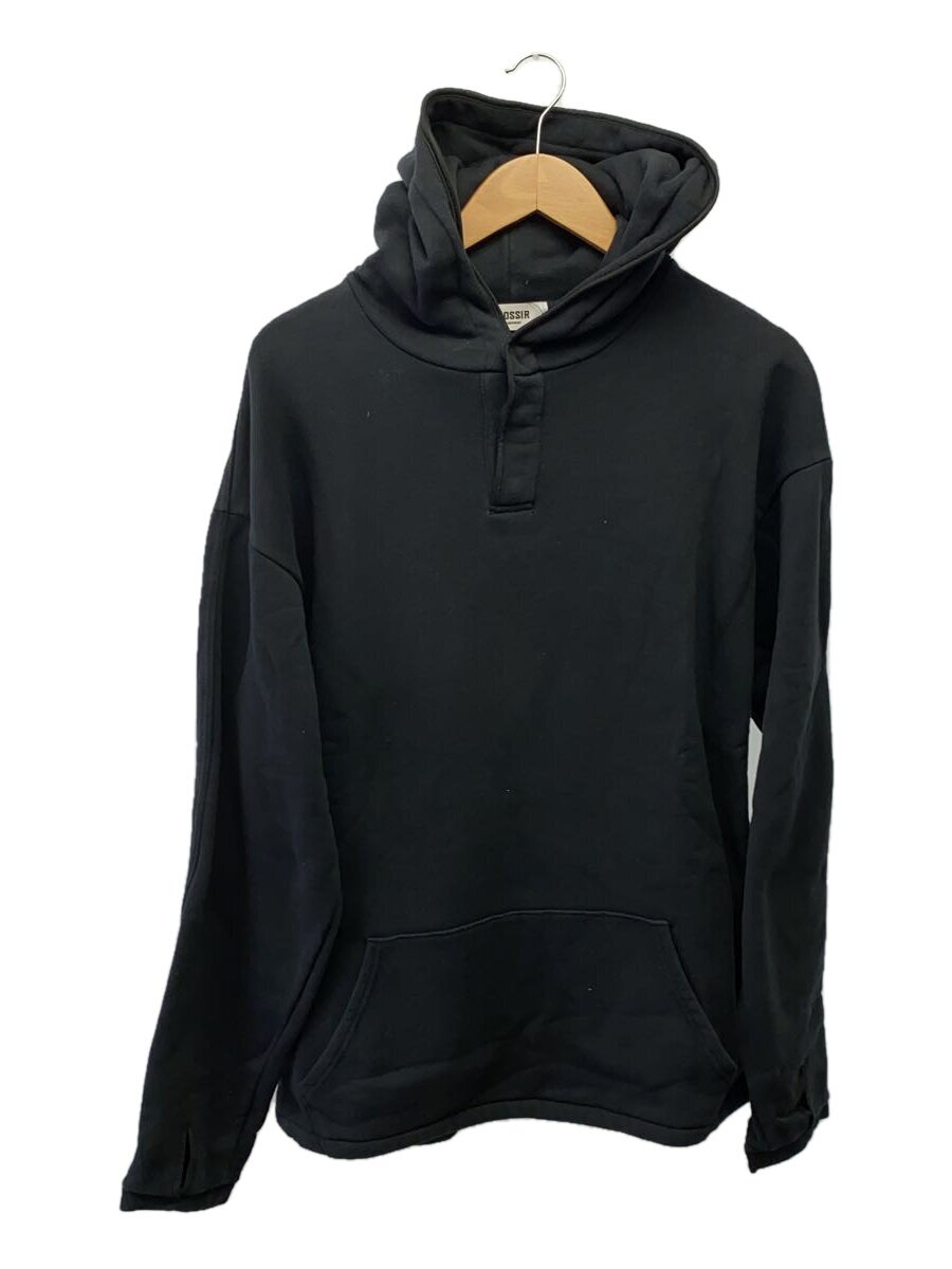 【中古】MOSSIR◆パーカー/38/綿織物/BLK【メンズウェア】