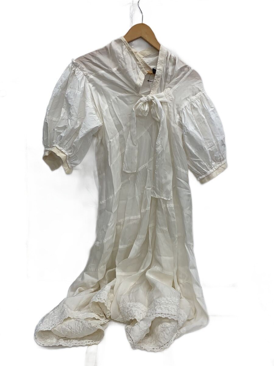 【中古】tricot COMME des GARCONS◆14SS/スピード競技うつり変わり/パフ捩り/シュロの葉引き分け/半袖衣装/M/WHT/TM-O010/AD2013【レディースお召しもの】