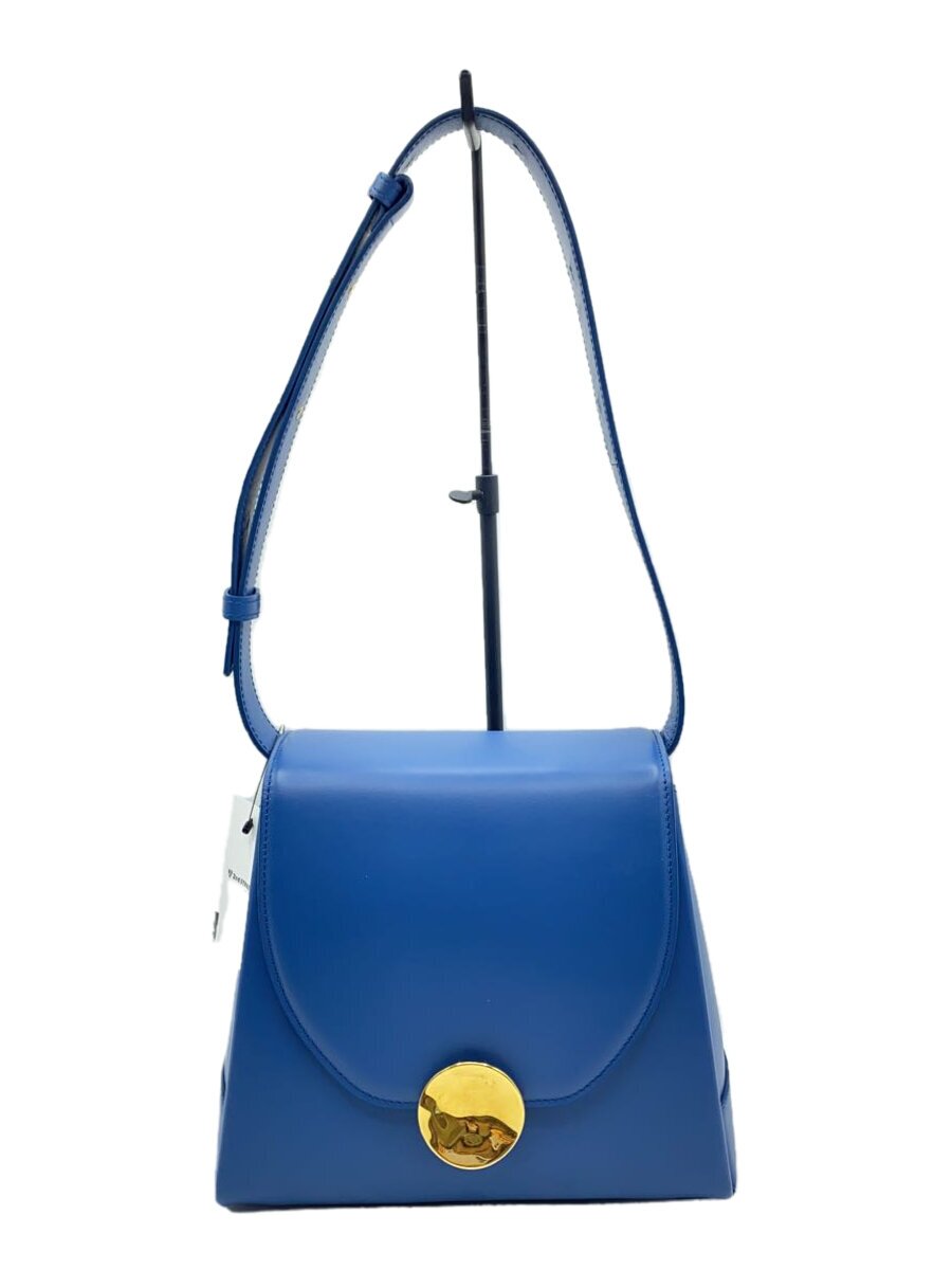 【中古】JIL SANDER◆ハンドバック/なめし革/BLU/J08WD0017【御徒面子】
