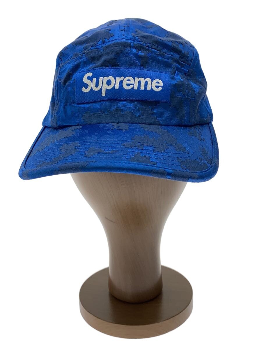 【中古】Supreme◆20ss/Satin Digi Camo Camp Cap/旗がしら/綿織物/青み/間鴨フラ/メンズ【服飾雑貨他】