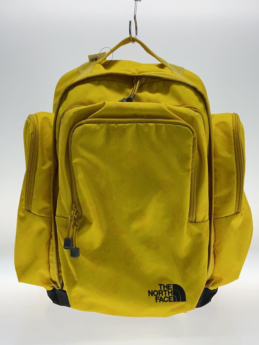 【中古】THE NORTH FACE◆背嚢/ポリエステル/YLW/総柄/NMJ71700【御徒面子】