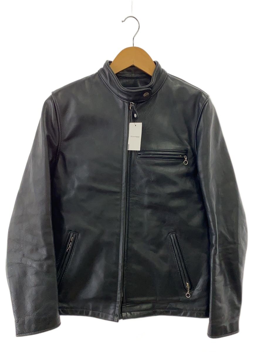 【中古】Schott◆USA製/ライナー付シングルライダースジャケット/6/レザー/BLK【メンズウェア】｜2ｎｄ STREET 店