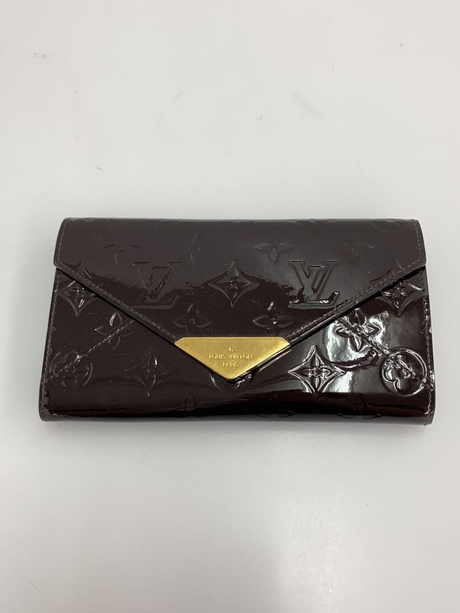 【中古】LOUIS VUITTON◆ポルト・フォイユ・ミラ・チェーン_モノグラム・ヴェルニ/牛革/BRD/総柄/レディース//【服飾雑貨他】