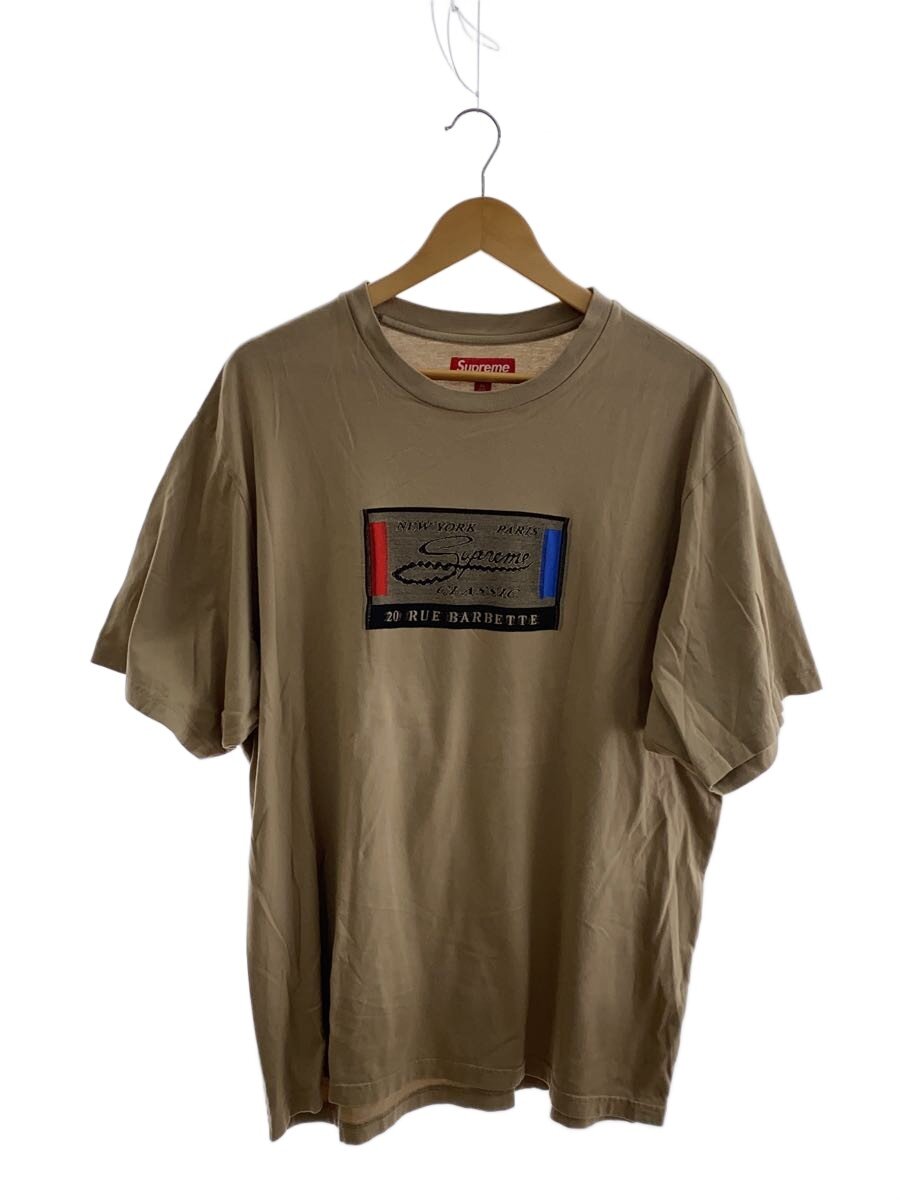 【中古】Supreme◆INTARSIA LABEL/24SS/プルオーバー/XL/綿織物/BRW【メンズウェア】