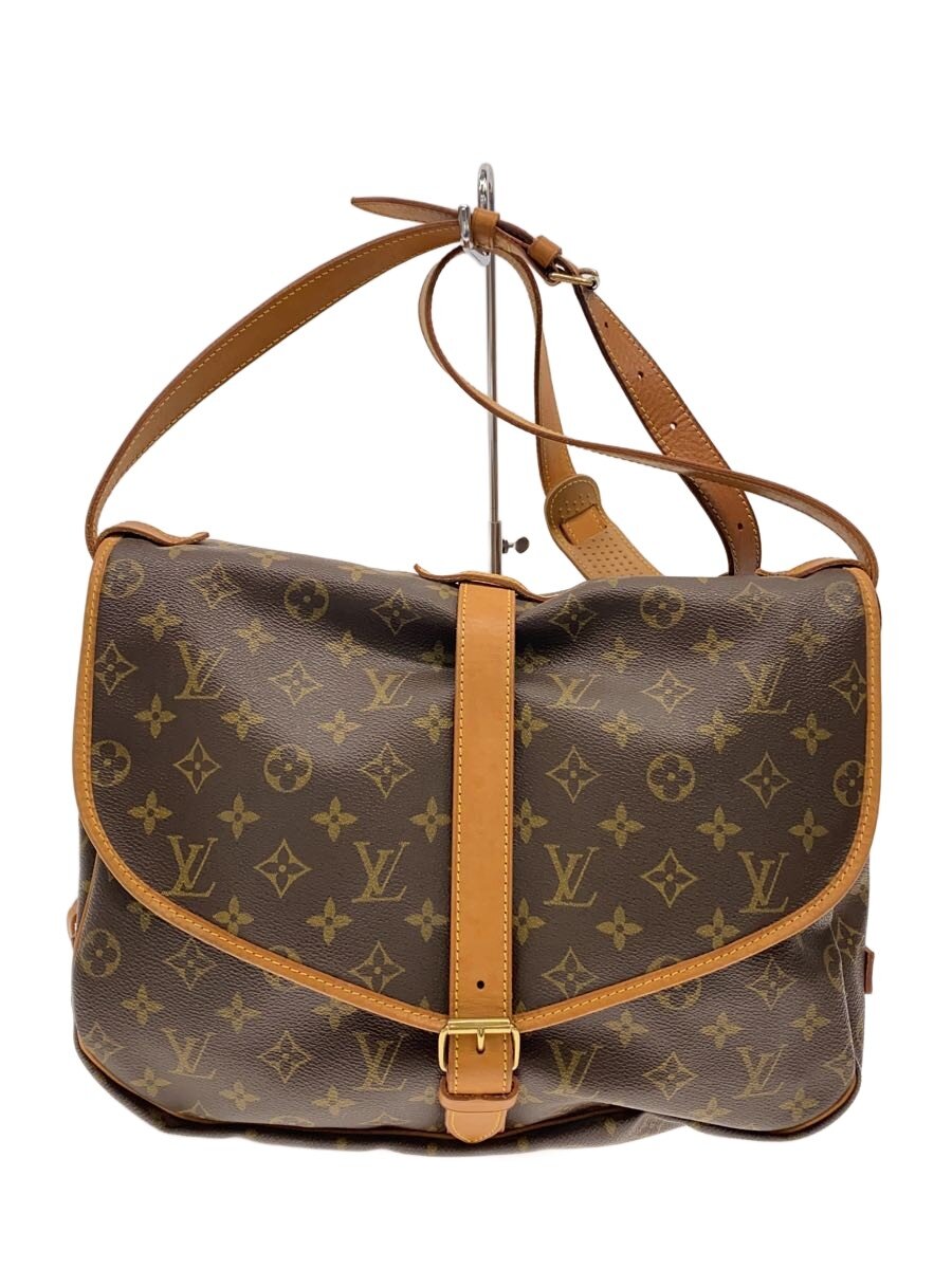 【中古】LOUIS VUITTON◆1)ソミュール35_モノグラム・キャンバス/キャンバス/BRW/モノグラム【バッグ】|2nd STREET 店