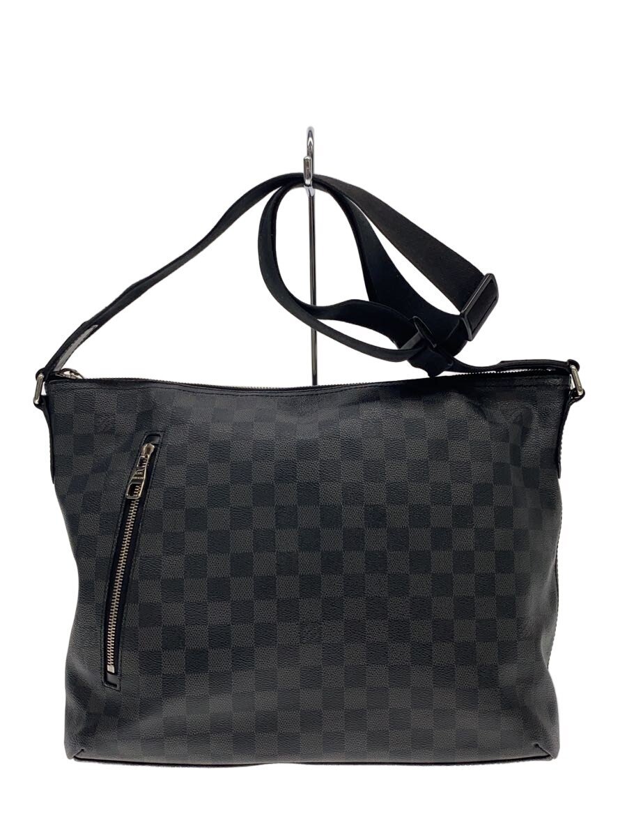 【中古】LOUIS VUITTON◆ミックGM_ダミエ・グラフィット/PVC/BLK/総柄【御徒面子】