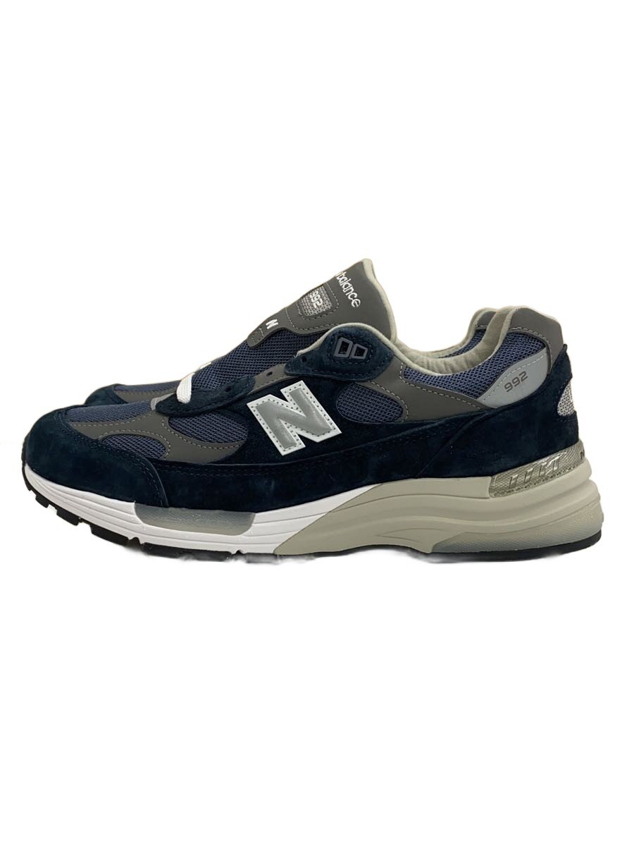 【中古】NEW BALANCE◆U992/米国海軍/28珊/NVY【シューズ】