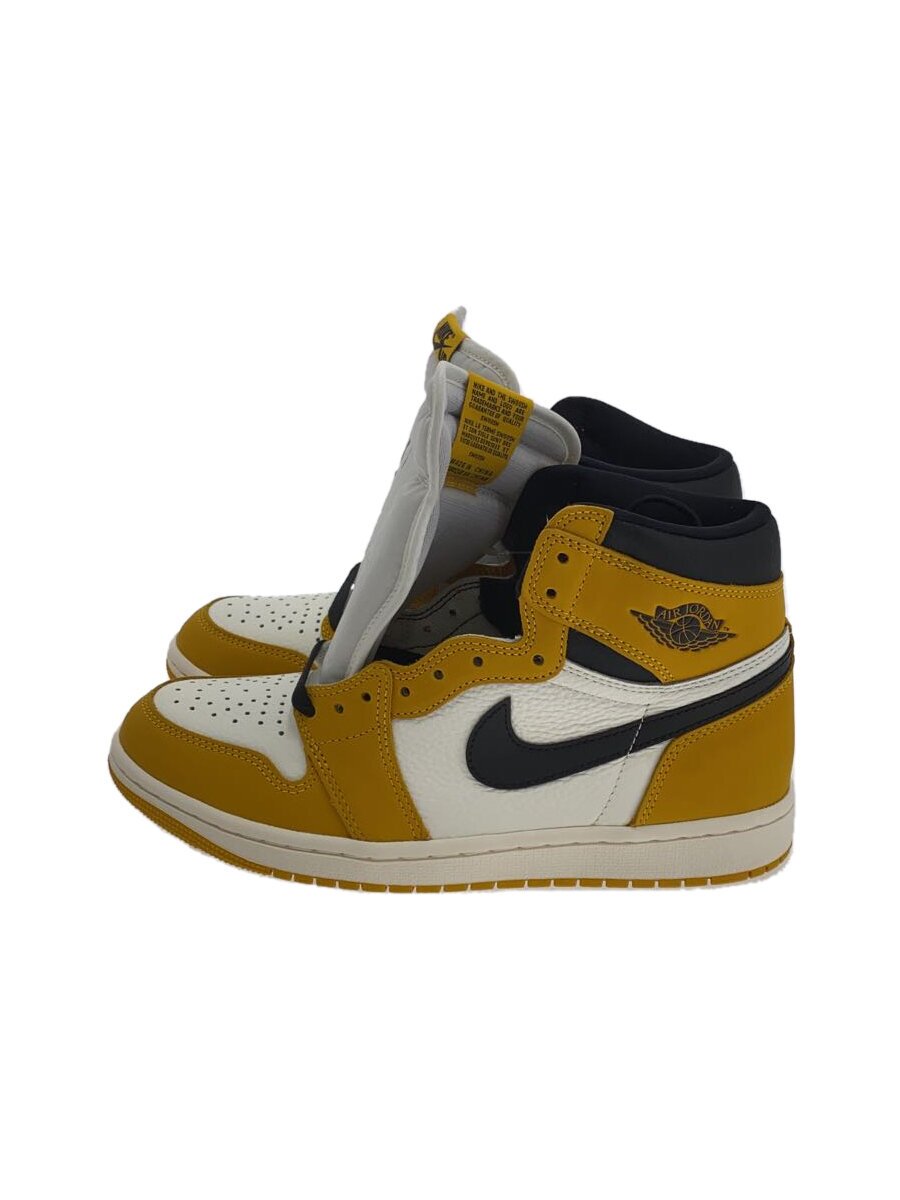 【中古】NIKE◆AIR JORDAN 1 RETRO HIGH OG_エアジョーダン 1 レトロ ハイ/26.5cm/YLW【シューズ】｜2ｎｄ STREET 店