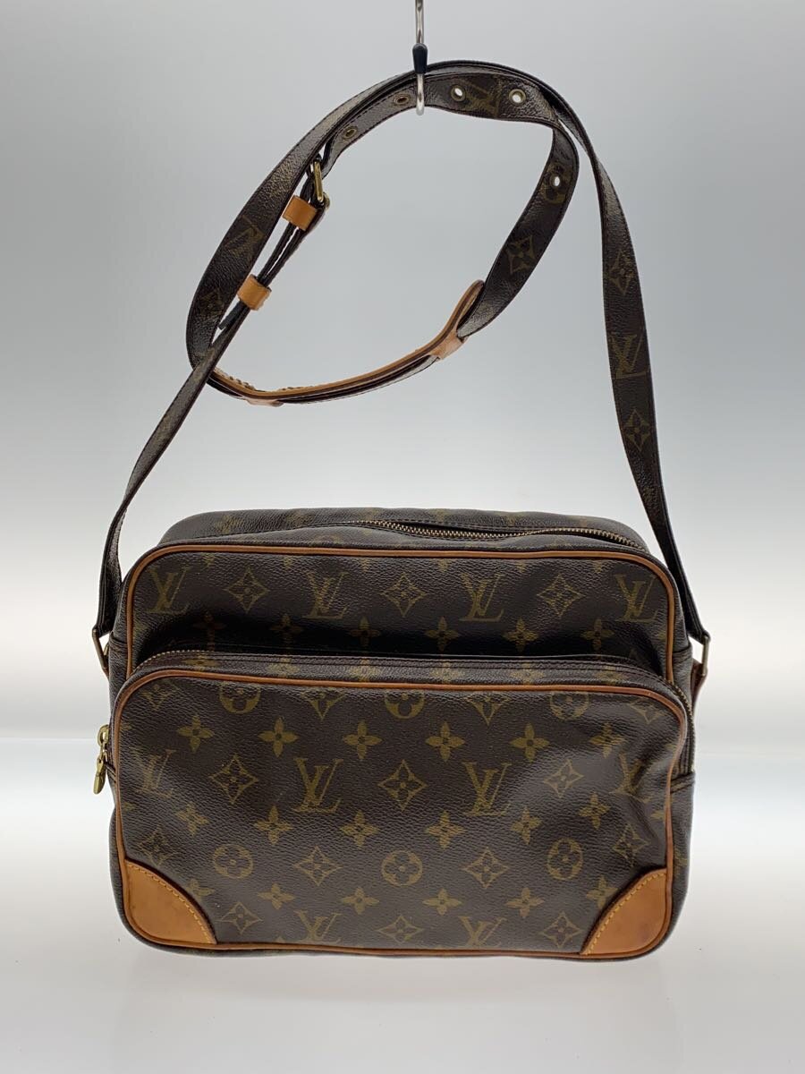 【中古】LOUIS VUITTON◆ナイルGM_モノグラム・帆布_BRW/PVC/BRW/総柄【御徒面子】