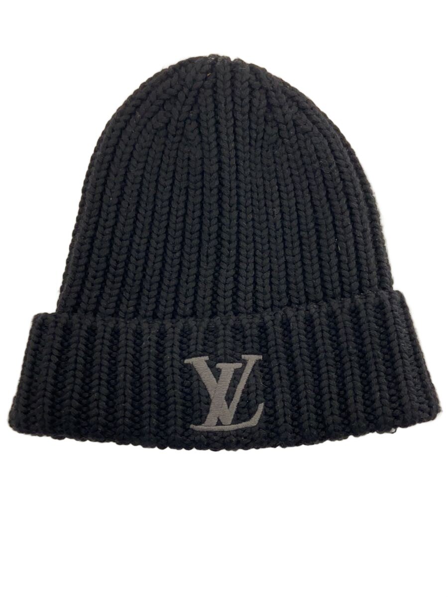 【中古】LOUIS VUITTON◆ニットキャップ/S/ウール/BLK/メンズ/Ｍ77277【服飾雑貨他】｜2ｎｄ STREET 店