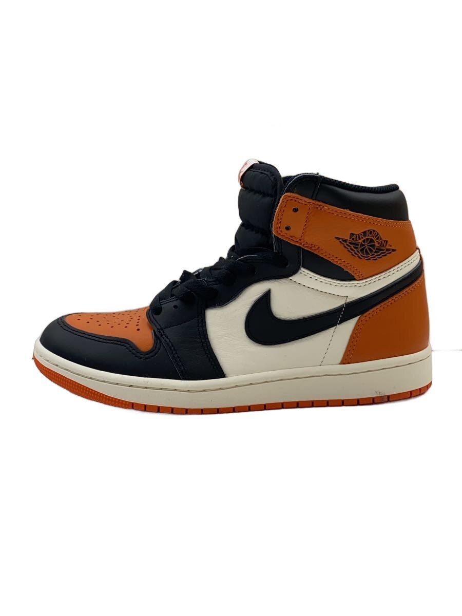 【中古】NIKE◆ハイカットスニーカー_DZ5485-008/25.5糎/ORN【シューズ】