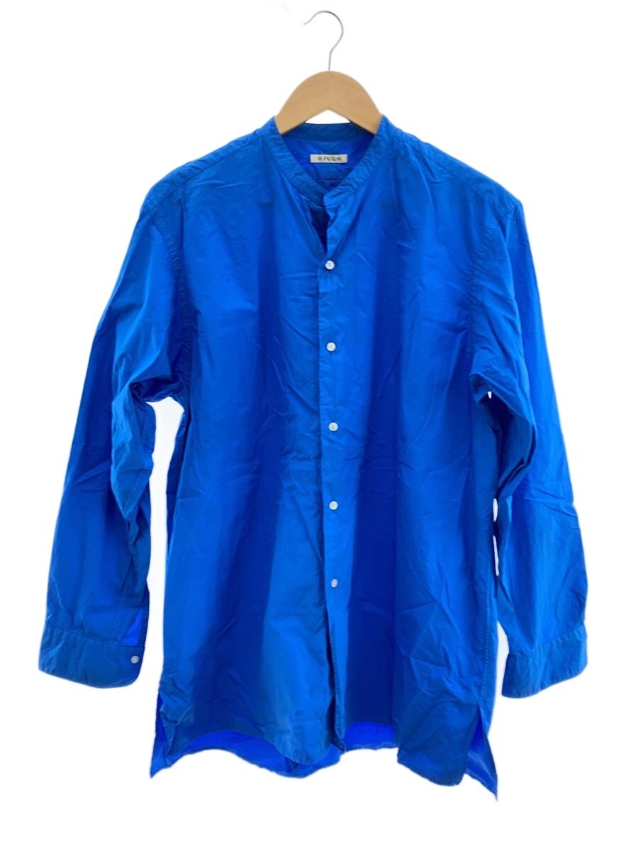 【中古】HEUGN◆フロント・襟ぐり・袖汚れ有/長袖シャツ/2/コットン/ブルー/SHIRT 079//【メンズウェア】｜2ｎｄ STREET 店