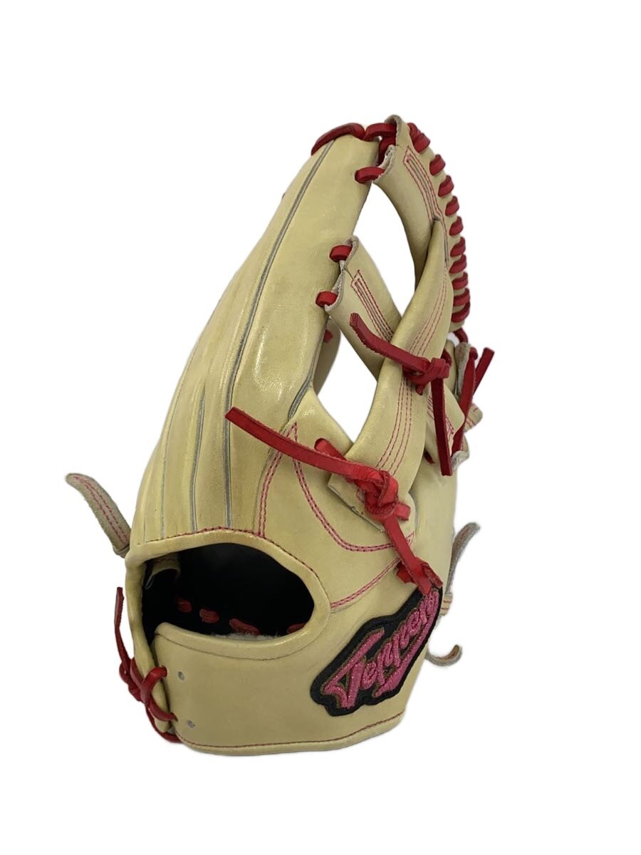 【中古】Teppen/オーダーメイドグローブ/硬式用/ベイスボール備品/ロゴタイプサクラ色/右利き用/IVO【運動競技】