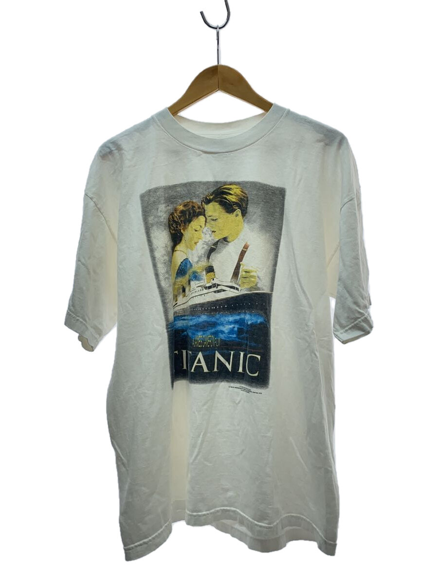 【中古】VT/00s/TITANIC/プルオーバー/XL/綿織物/WHT/肩あたり近所不都合有【メンズウェア】