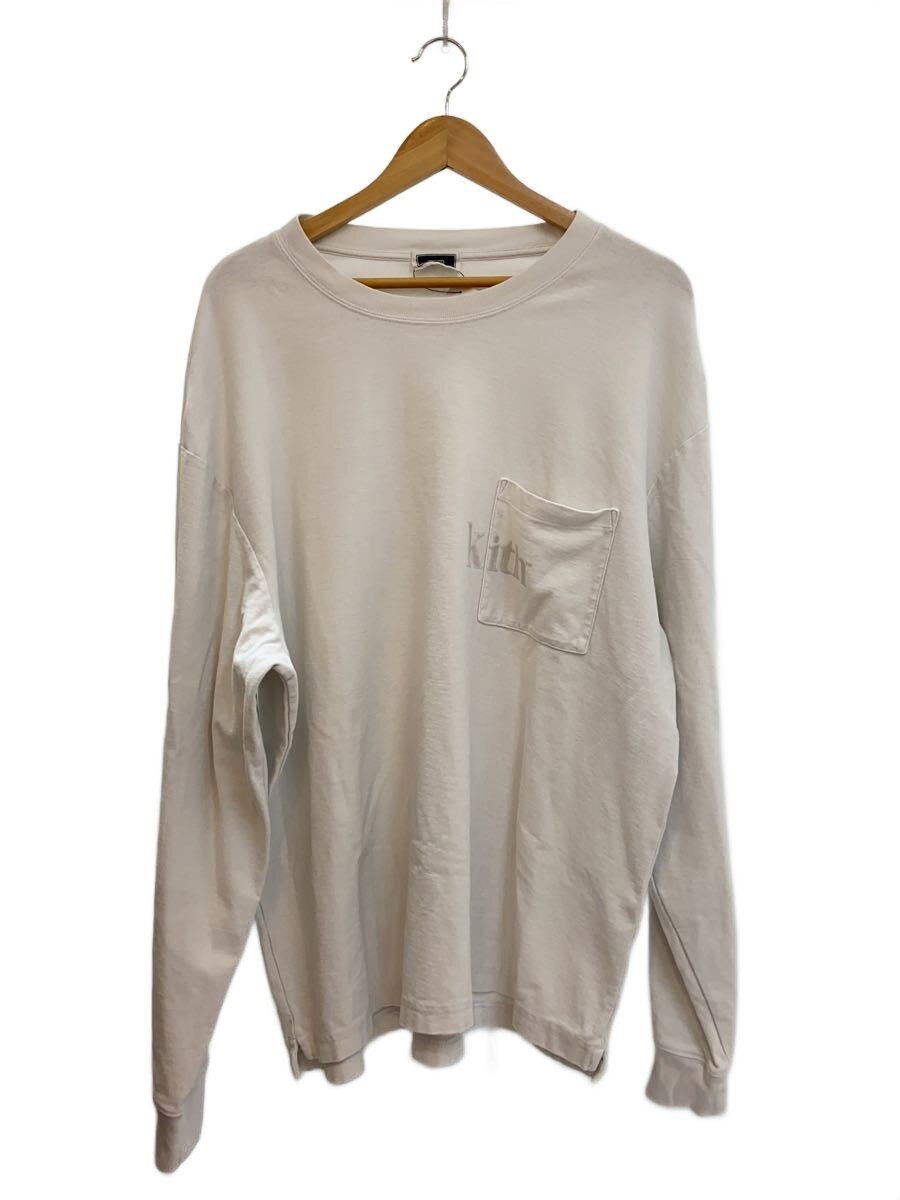 【中古】KITH◆長袖プルオーバー/XL/綿織物白いこと//【メンズウェア】
