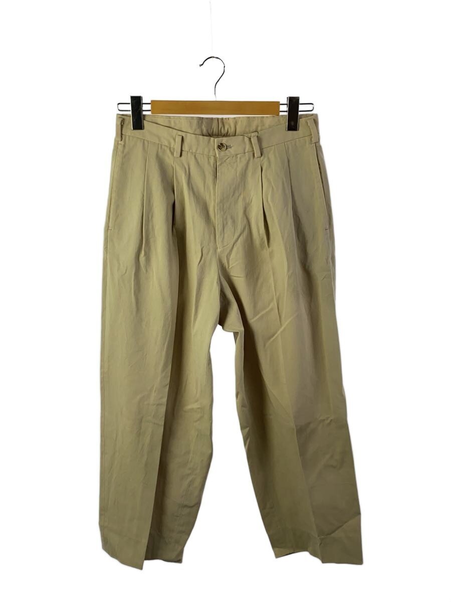 【中古】HEUGN◆ボトム/1/コットン/BEG/無地/TROUSER 006【メンズウェア】|2nd STREET 店