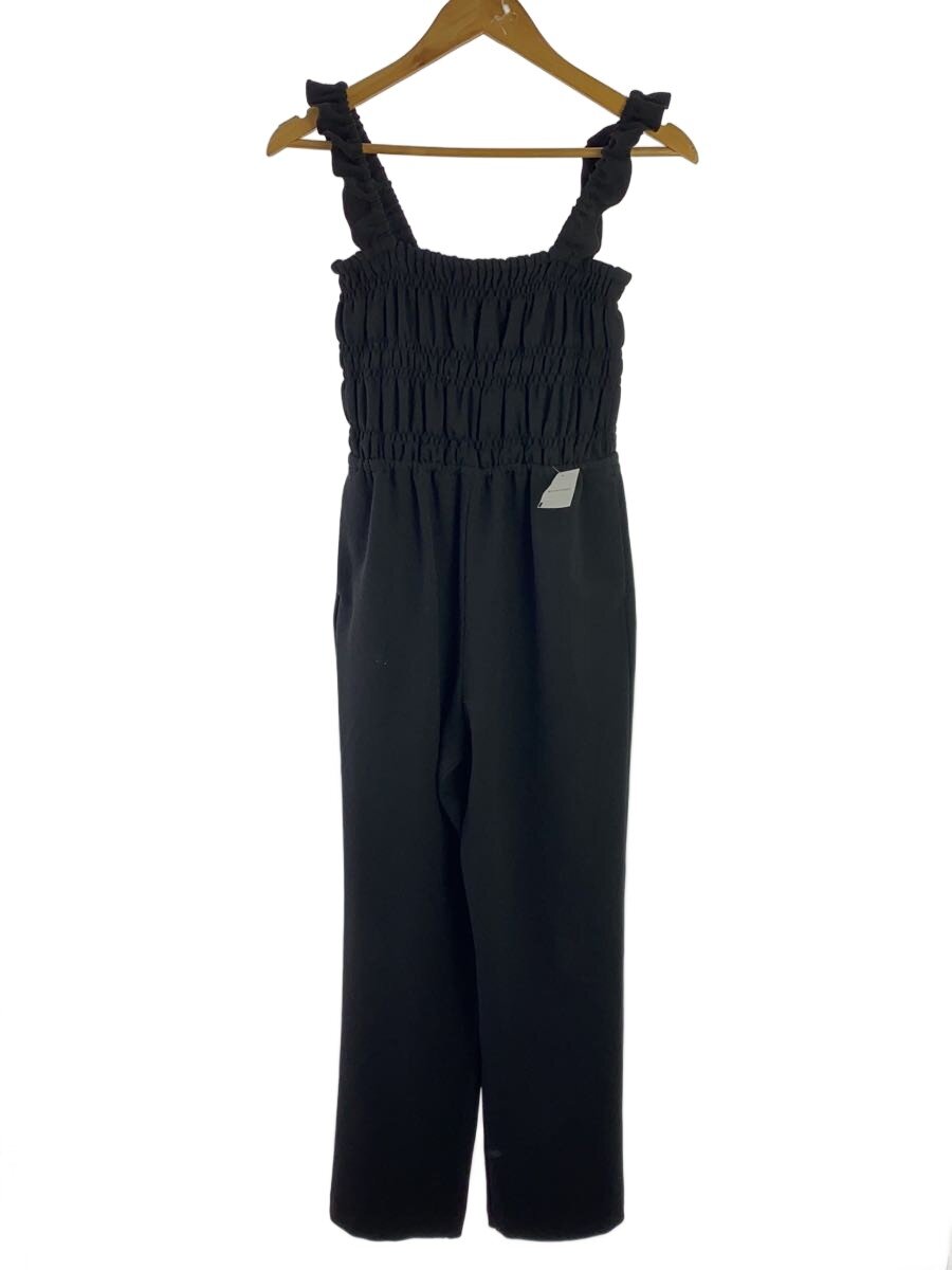 【中古】provoke◆frillstrap overall/厚地の外套オール/FREE/綿織物/BLK/PV-070013【レディースお召しもの】