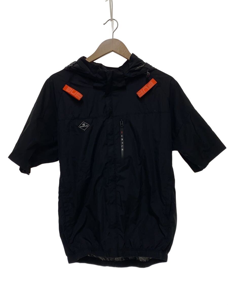 【中古】BURTLE◆エアークラフト/マットブラック/ファン×2・バッテリー/AC半袖ブルゾン/AC09/AC2066【DIY用品】