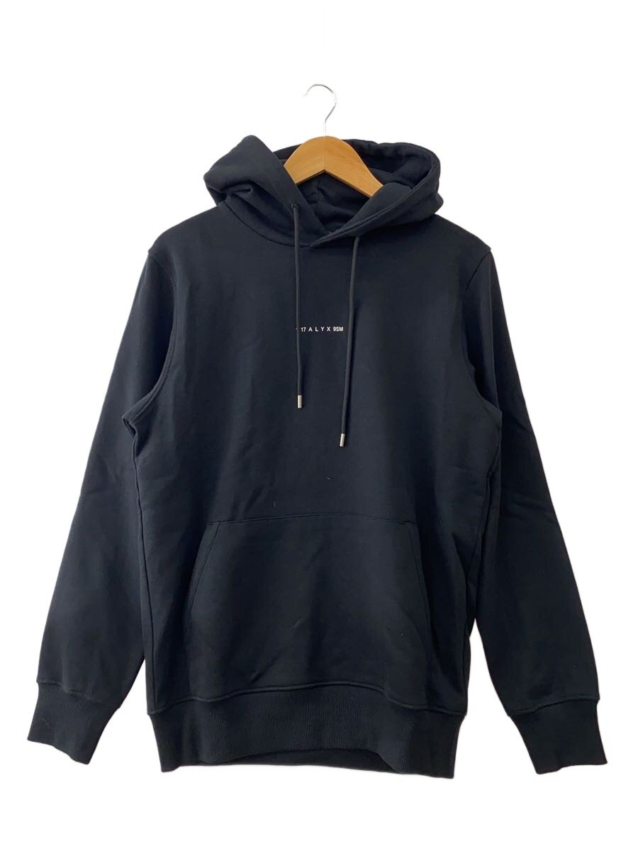 【中古】1017 ALYX 9SM(ALYX)◆ティーシャツパーカー/M/ポリエステル/BLK【メンズウェア】