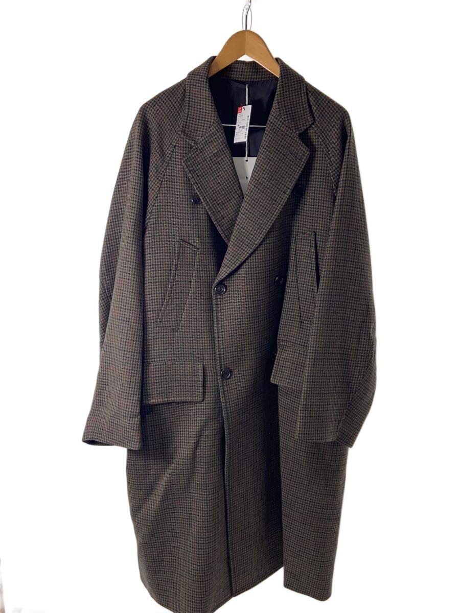 【中古】BLURHMS◆チェスターコート/3/羊毛/BRW/BHS24F004Hdt【メンズウェア】