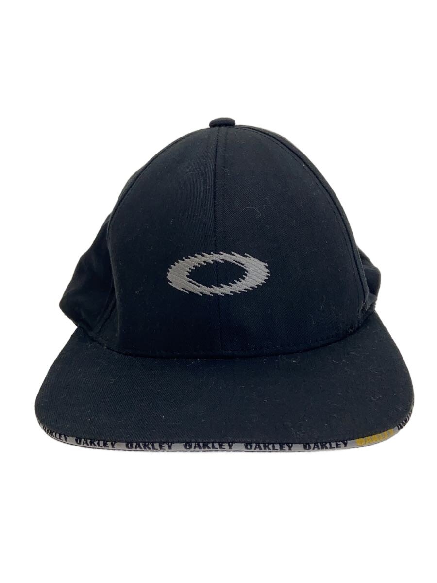 【中古】OAKLEY◆ロゴタイプ引っ切り無い旗がしら/XL/綿織物/黒いこと/FLEXSEAM/メンズ【服飾雑貨他】