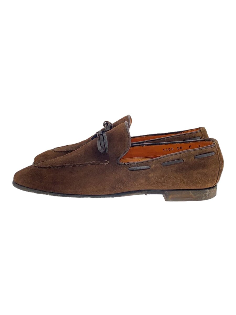 【中古】Santoni◆ローファー/--/BRW/スウェード【シューズ】｜2ｎｄ STREET 店