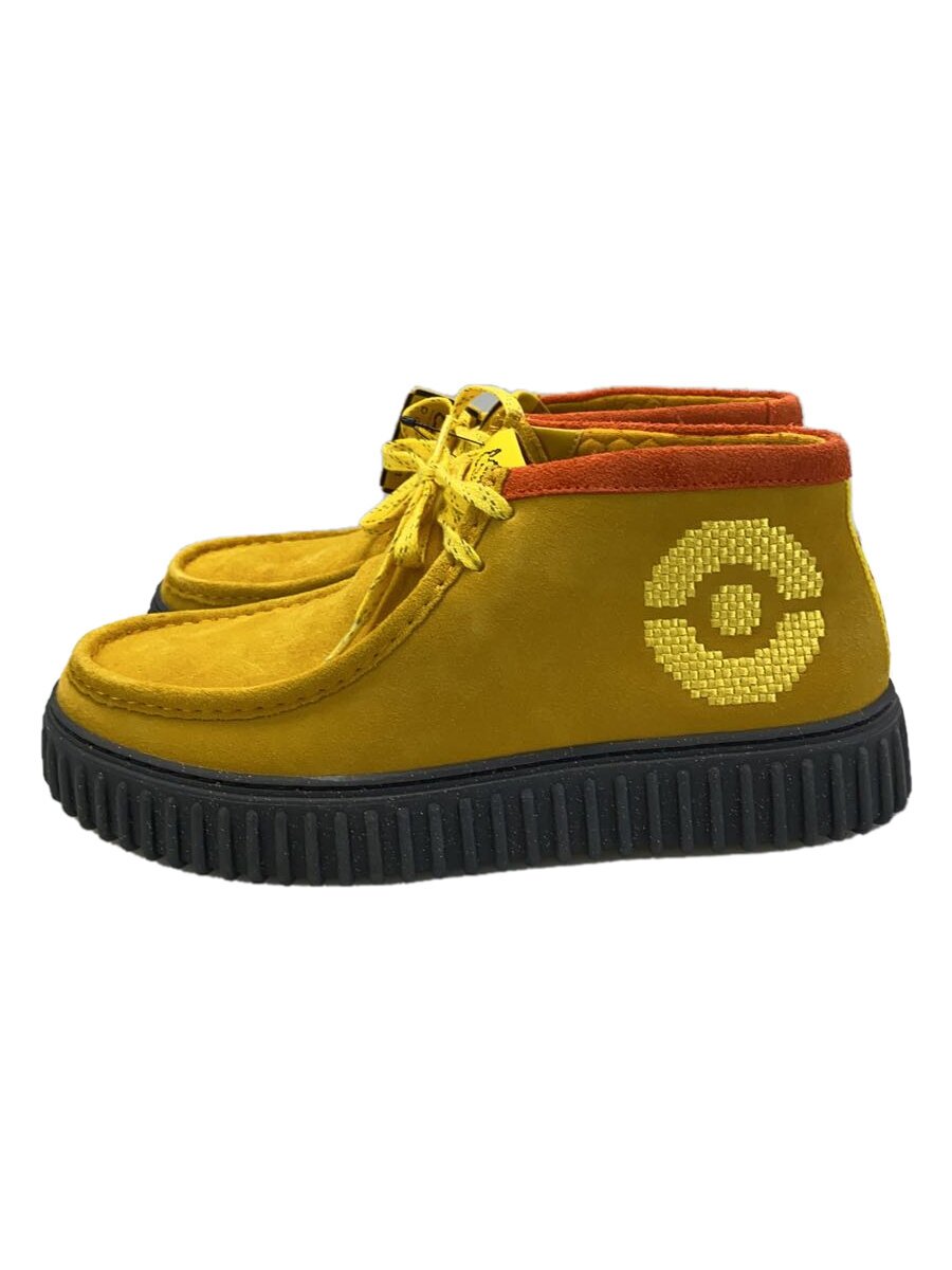 【中古】Clarks◆ポケモン/ピカチュウ/トーヒル/デザートブーツ/UK9.5/YLW/スウェード【シューズ】|2nd STREET 店