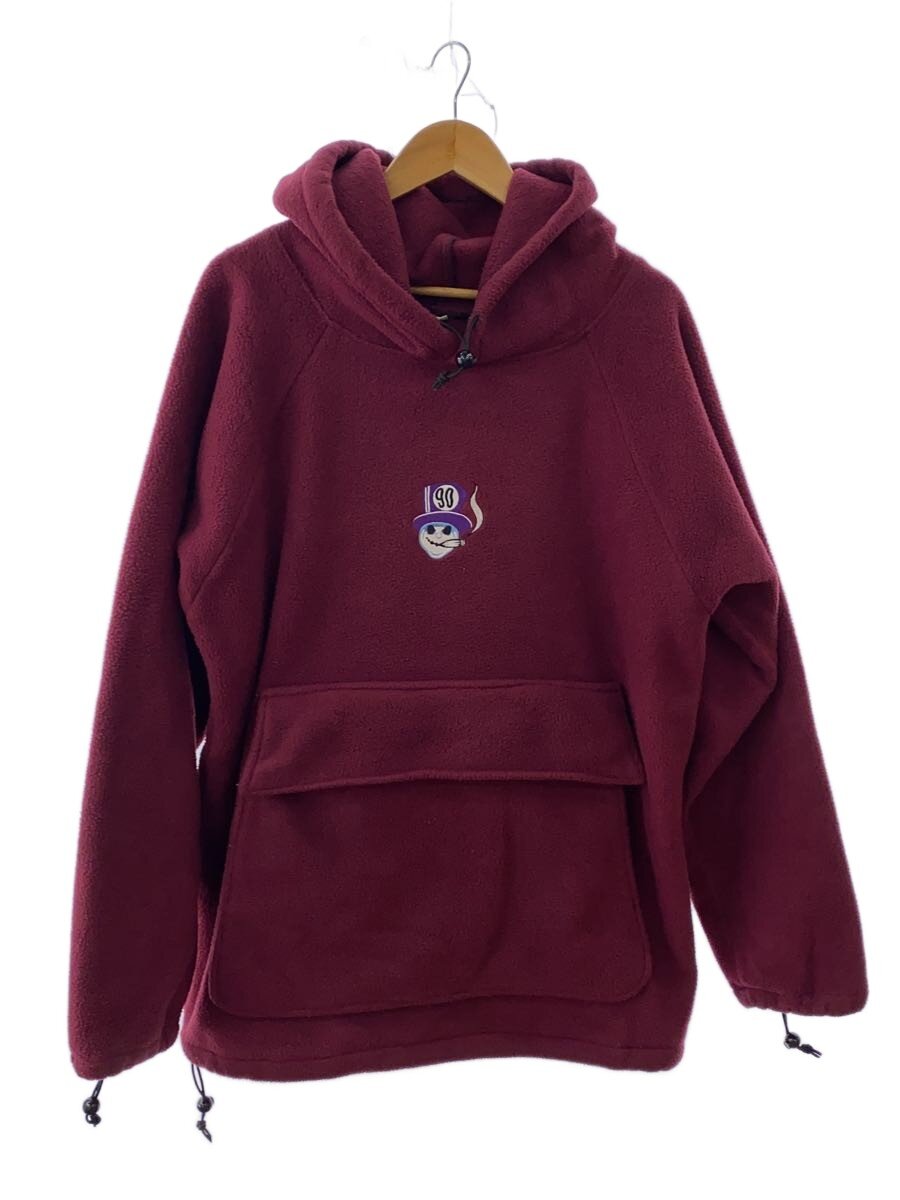 【中古】吃烟スカル/POLARTEC/90/パーカー/L/ポリエステル/BRD【メンズウェア】