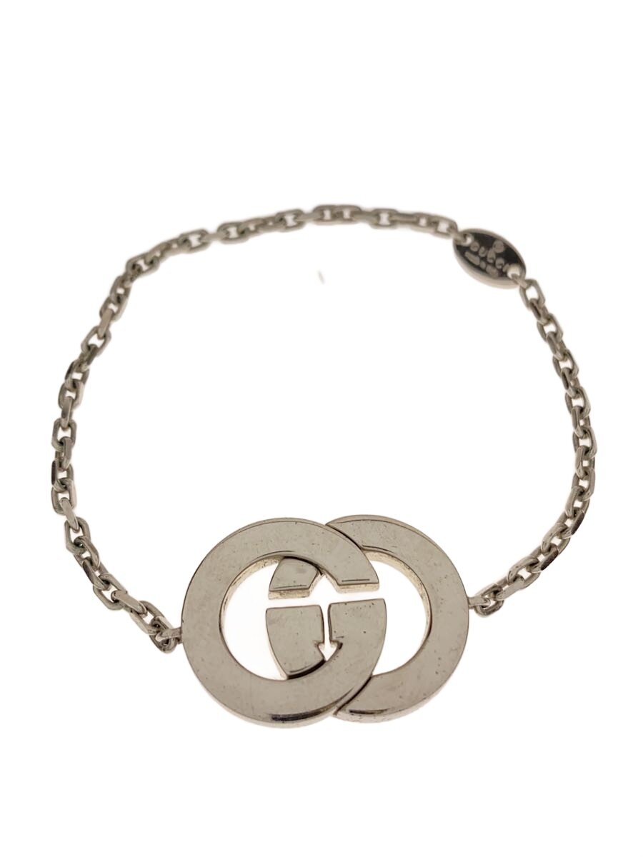 【中古】GUCCI◆インターロックングG 腕輪/SLV/レディース【服飾雑貨他】