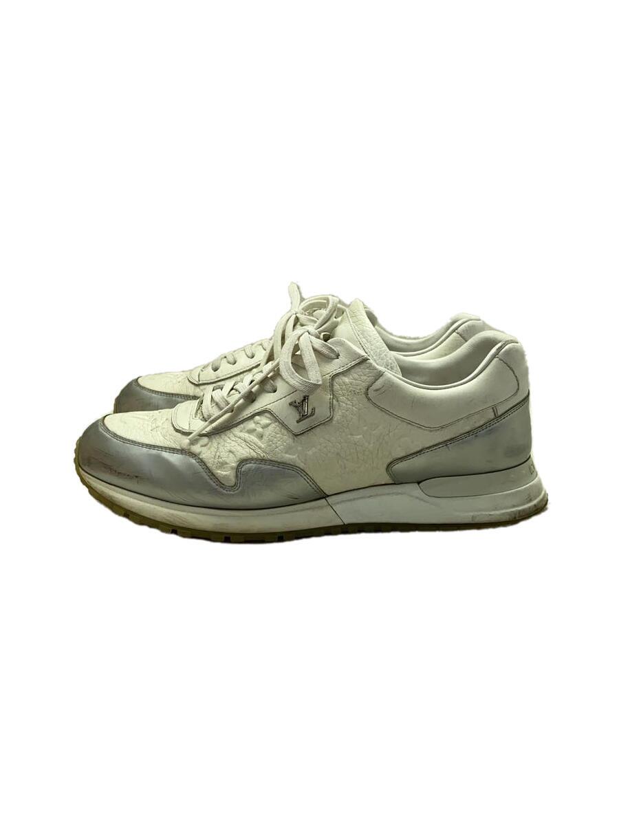 【中古】LOUIS VUITTON◆ローカットスニーカー/US8/WHT【シューズ】