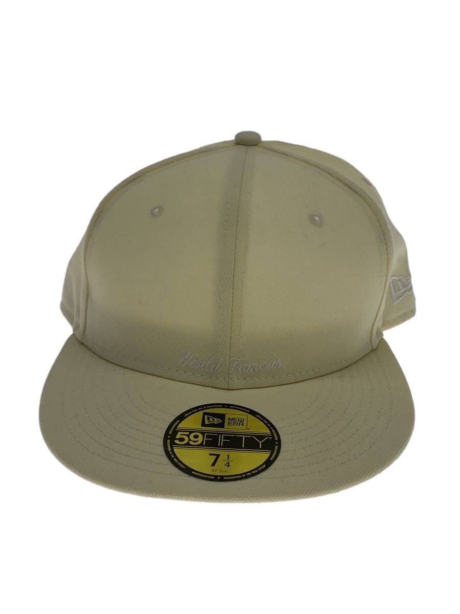 【中古】NEW ERA◆旗がしら/7 1/4/ポリエステル/CRM/メンズ【服飾雑貨他】