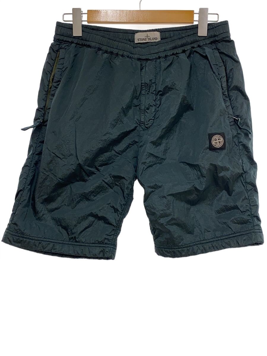 【中古】STONE ISLAND◆遊撃手ズボン下/M/ナイロン/GRN【メンズウェア】