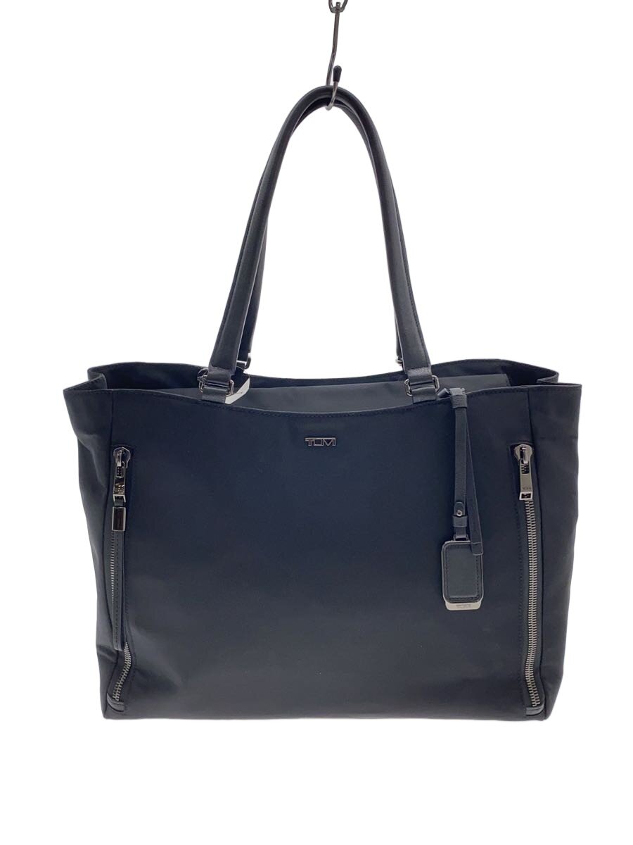 【中古】TUMI◆トートバッグ/ナイロン/BLK/無地//【御徒面子】
