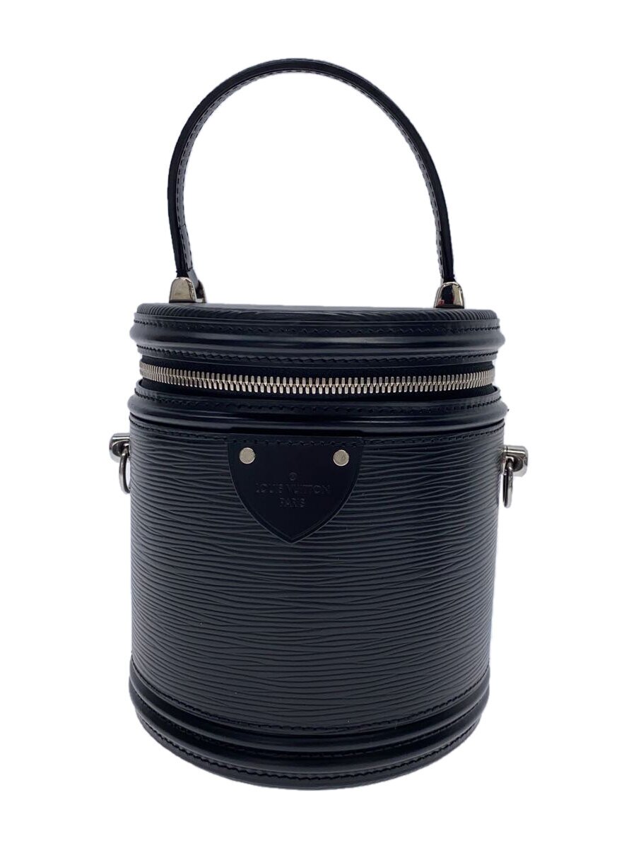 【中古】LOUIS VUITTON◆カンヌ_エピ_BLK/牛皮/BLK【御徒面子】