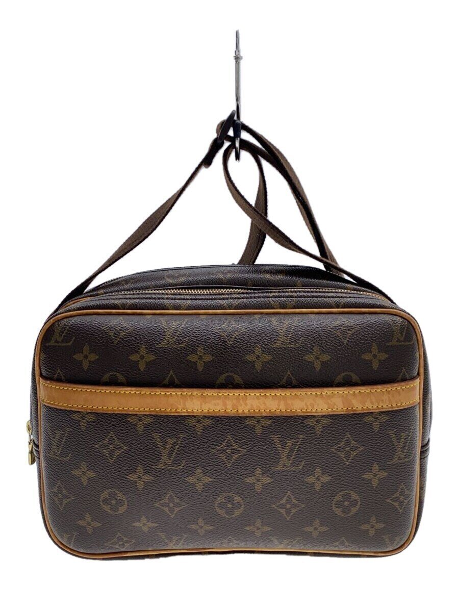 【中古】LOUIS VUITTON◆リポーターPM_モノグラム・キャンバス_BRW/PVC/BRW【バッグ】|2nd STREET 店