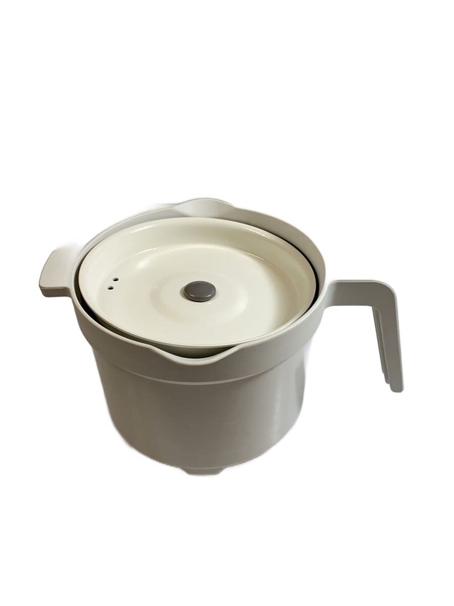 【中古】MUK◆陰電子範囲専用膳立て手道具/鍋/RANGEMATE MUG POT/レンジメートマグポット/WHT//【勝手もと装置】