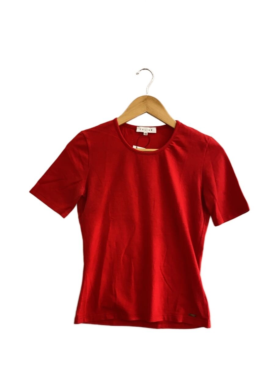 【中古】CELINE◆ティーシャツ/42/綿織物/RED/25311301MX1652F//【メンズウェア】