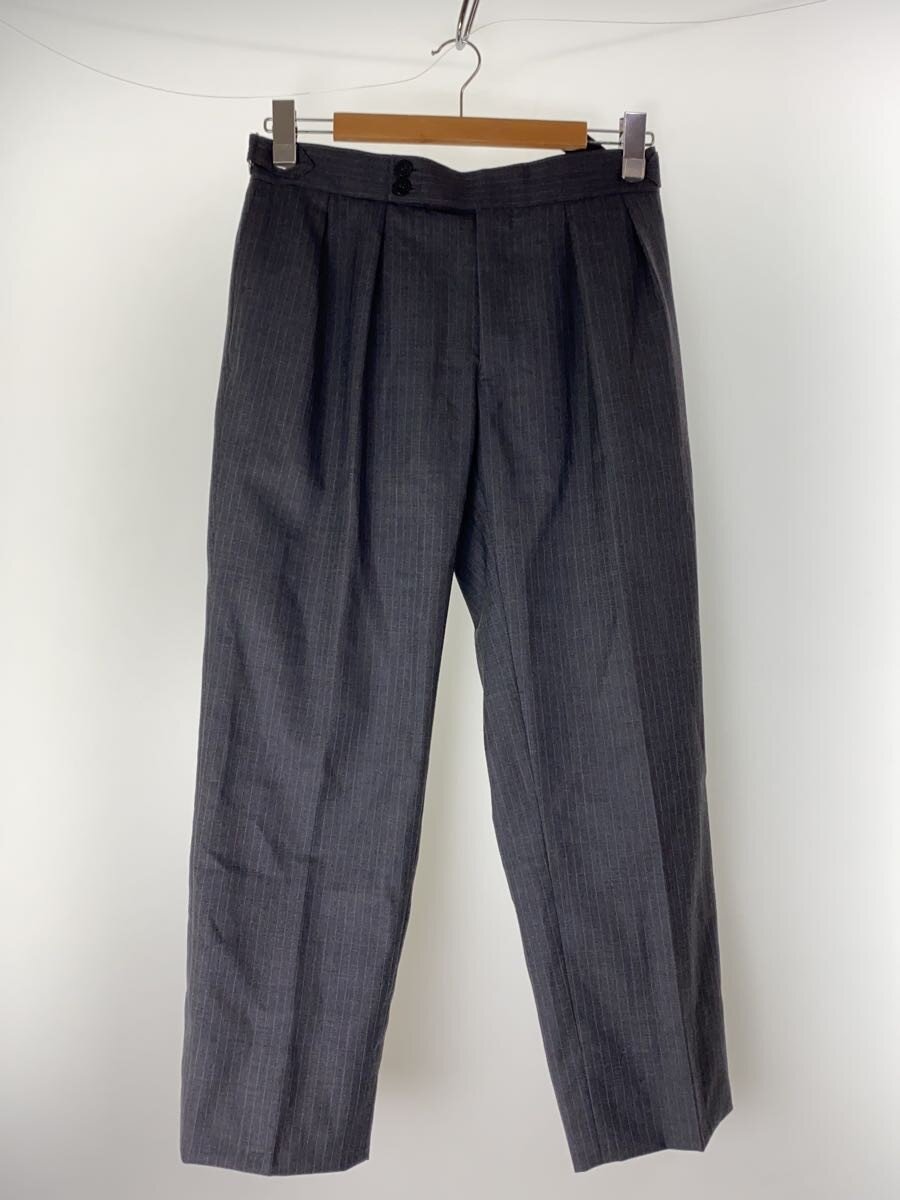 【中古】Cale◆WOOL PIN STRIPE 2 TUCK/スラックスパンツ/3/ウール/GRY/ストライプ/C243F02P01//【メンズウェア】｜2ｎｄ STREET 店