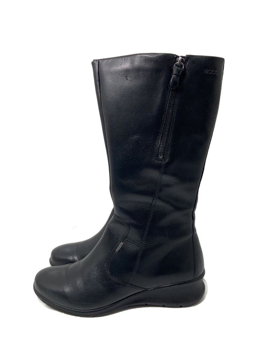 【中古】ECCO◆ブーツ/38/BLK/ゴアテックス【シューズ】